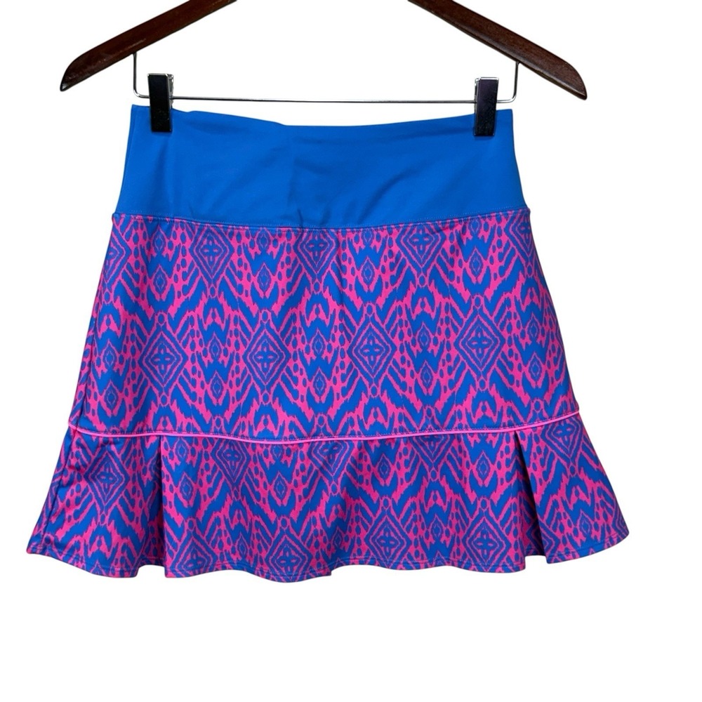 Birdies and Bows Skirt Skort Womens XS Golf Tennis Athleisure Ruffle Pockets